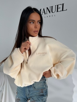 Bluza LAMANUEL WARM UP milk | NUVELL PREMIUM