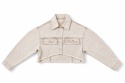 SANDY DENIM JACKET BEIGE | NUVELL