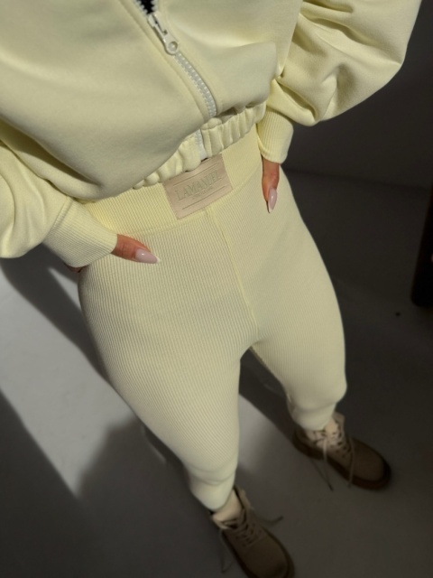 Legginsy LAMANUEL DOLL cytryna kolor limitowany! | NUVELL PREMIUM