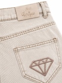SANDY DENIM SHORTS BEIGE | NUVELL